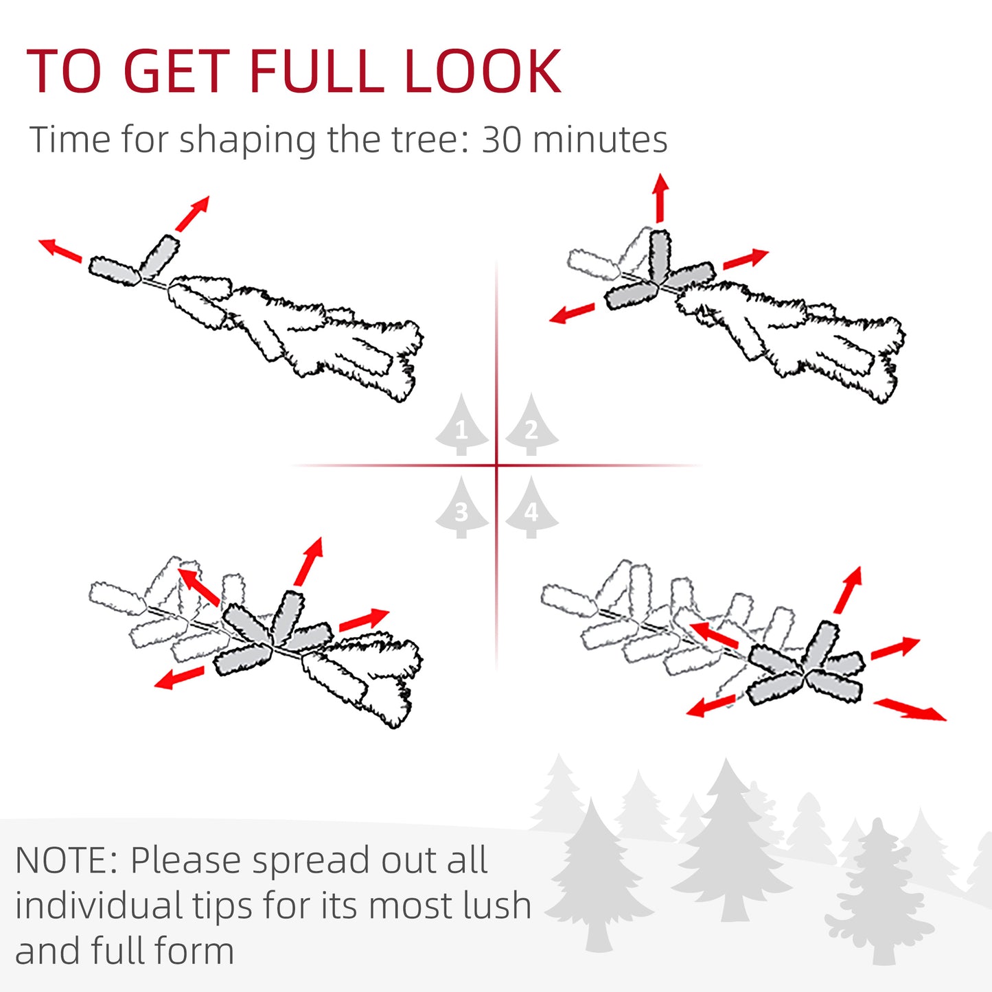 MegaMart 7ft Pencil Christmas Tree, Slim Artificial Christmas Tree with Realistic Branches and Warm White LED Lights, Black