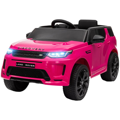 MegaMart Land Rover Discovery Sport Licensed 12V Kids Ride on Car with Remote Control Soft Start, LED Lights, Pink