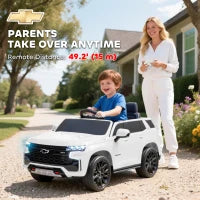 MegaMart Electric Ride on Car 12V Kids Ride-on Toy, White