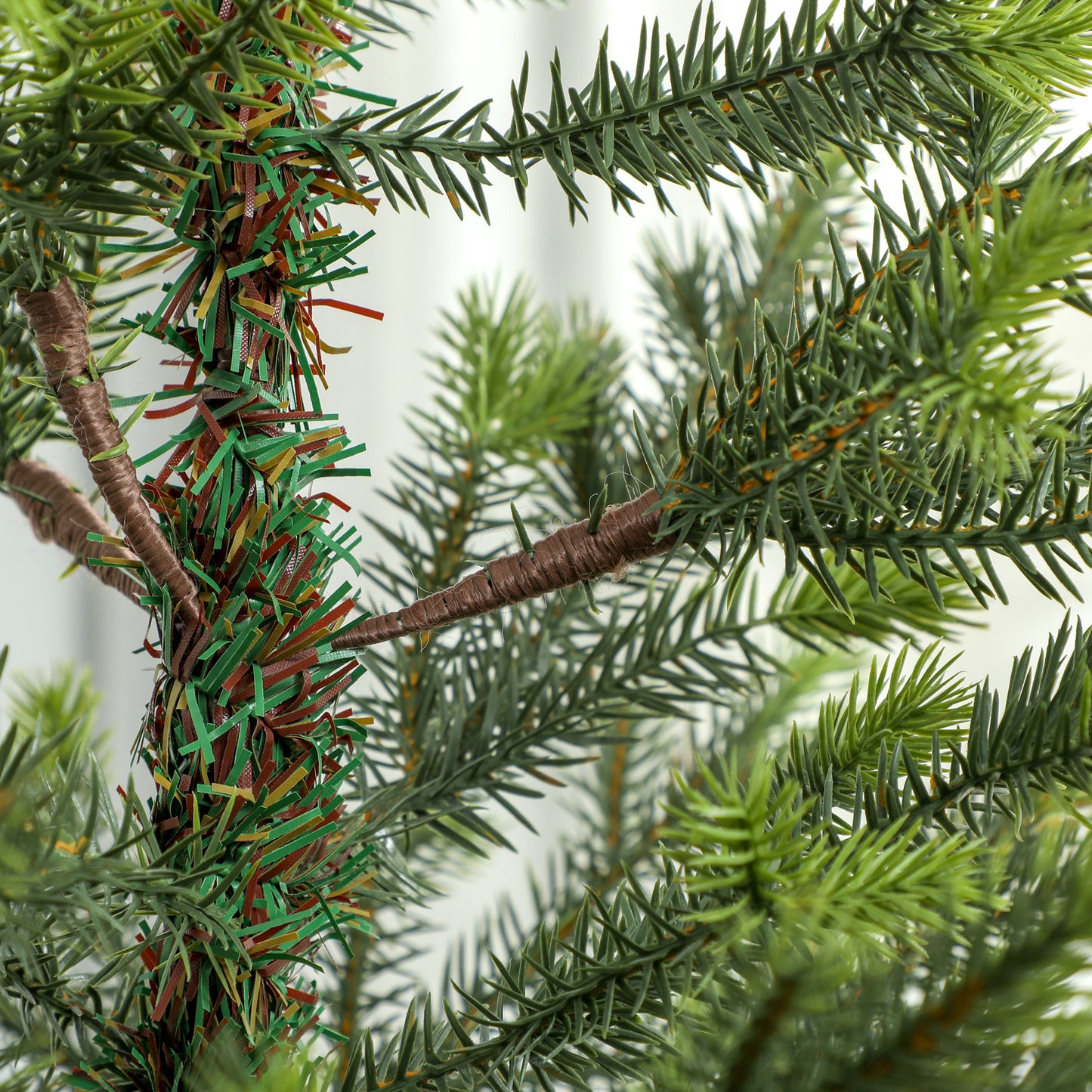 MegaMart 6.5ft Artificial Sparse Christmas Tree with Steel Stand and 1933 Tips for Home Office Holiday