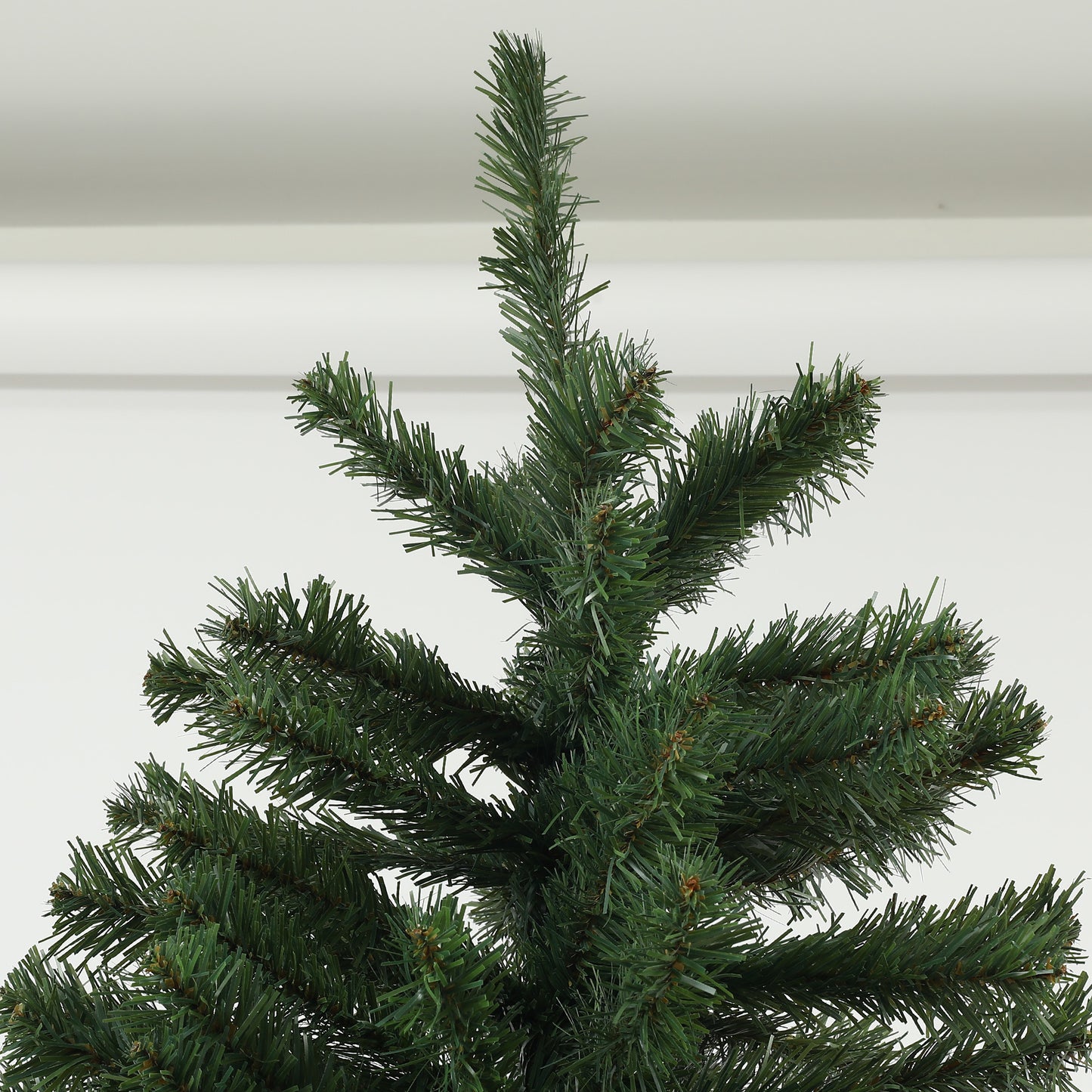 MegaMart 9ft Artificial Christmas Trees with 2132 Branch Tips, Auto Open and Steel Base, Green