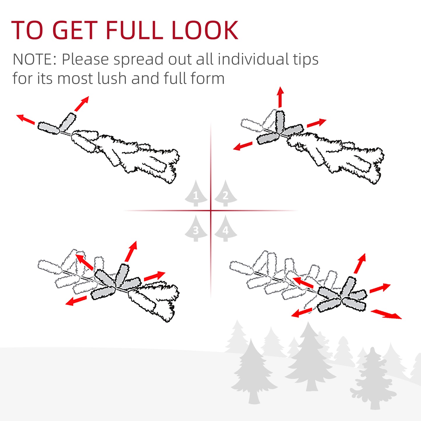 MegaMart 6' Artificial Pencil Christmas Tree, Slim Xmas Tree with 390 Realistic Branch Tips and Plastic Stand, White