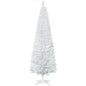 MegaMart 6' Artificial Pencil Christmas Tree, Slim Xmas Tree with 390 Realistic Branch Tips and Plastic Stand, White