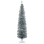 MegaMart 7FT Decorated Christmas Tree, Pencil Christmas Tree with 499 Realistic Branch Tips and Plastic Stand, Silver