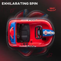 MegaMart Bumper Car for Kids, 360° Rotation 6V Electric Ride On Bumper, Red