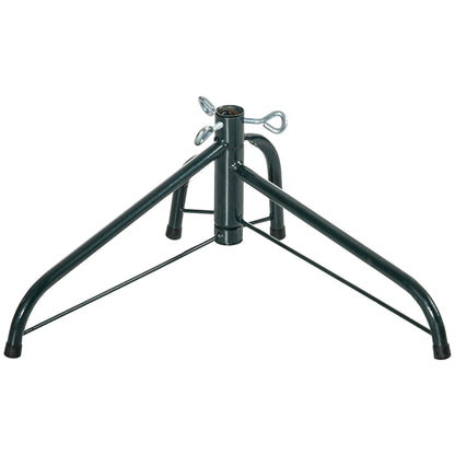 MegaMart 7' Artificial Half Christmas Trees with Auto Open, Steel Base, for Indoor Xmas Décor