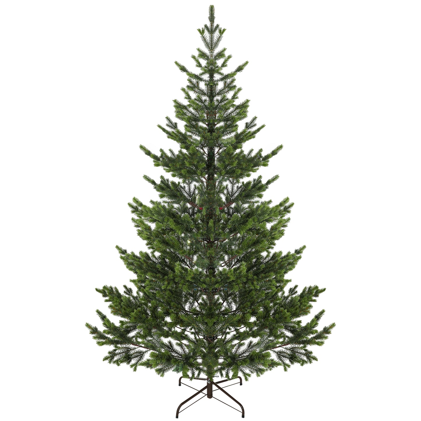 MegaMart 6.5ft Artificial Sparse Christmas Tree with Steel Stand and 1933 Tips for Home Office Holiday