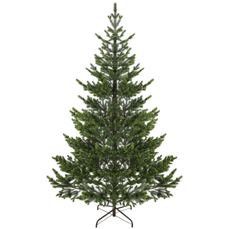 MegaMart 6.5ft Artificial Sparse Christmas Tree with Steel Stand and 1933 Tips for Home Office Holiday