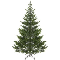 MegaMart 6.5ft Artificial Sparse Christmas Tree with Steel Stand and 1933 Tips for Home Office Holiday