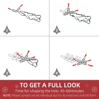 MegaMart 9' Unlit Snow Flocked Pine Artificial Christmas Tree with Realistic Branches and 1159 Tips, Green