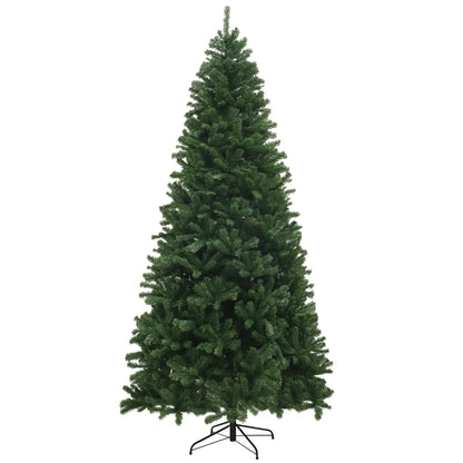 MegaMart 9ft Artificial Christmas Trees with 2132 Branch Tips, Auto Open and Steel Base, Green
