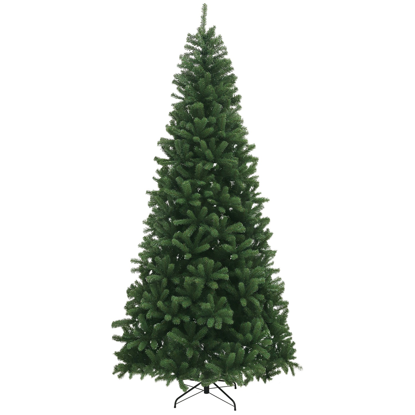 MegaMart 9ft Artificial Christmas Trees with 2132 Branch Tips, Auto Open and Steel Base, Green