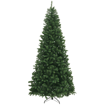 MegaMart 9ft Artificial Christmas Trees with 2132 Branch Tips, Auto Open and Steel Base, Green