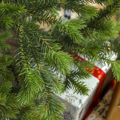 MegaMart 6.5ft Artificial Sparse Christmas Tree with Steel Stand and 1933 Tips for Home Office Holiday