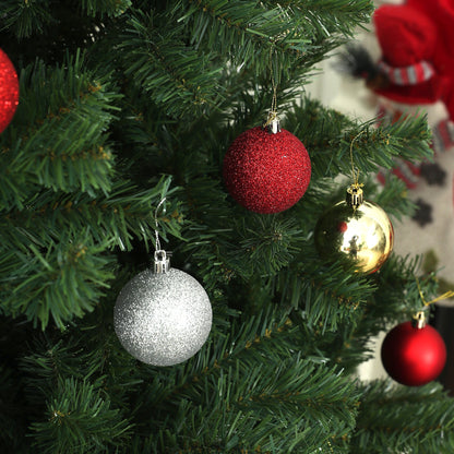 MegaMart 9ft Artificial Christmas Trees with 2132 Branch Tips, Auto Open and Steel Base, Green